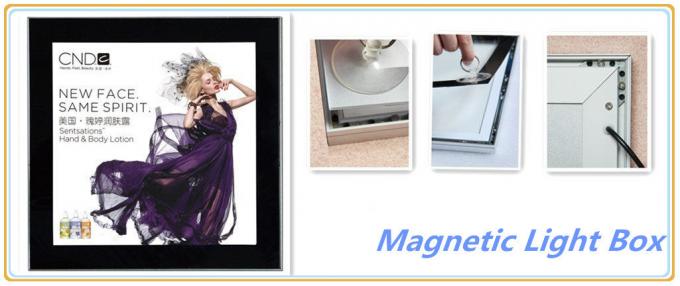 Slimline Lichte het Vakje van het Affichekader Magnetische Open Invoer Acryl met 4mm LGP