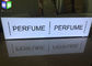 Het LEIDENE van het Framelessaluminium Lichte Vakje stak Affichekader voor Parfumteken aan leverancier
