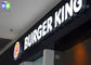 Vloer die Openlucht Aangestoken Tekens voor Bedrijfsserigrafie Burger King bevinden zich leverancier